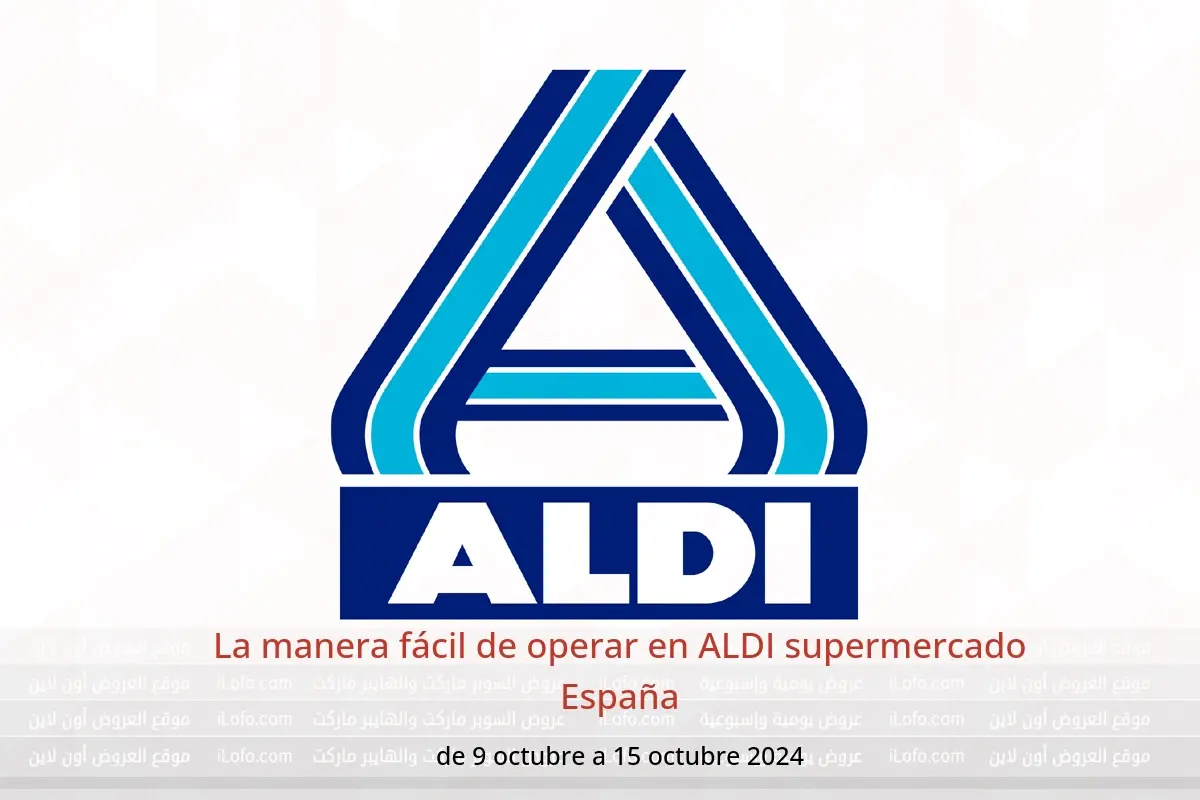 Ofertas de ALDI supermercado España de 9 a 15 octubre 2024 La manera fácil de operar - ALDI - España - 9 octubre 2024 – 15 octubre 2024 - Página 1