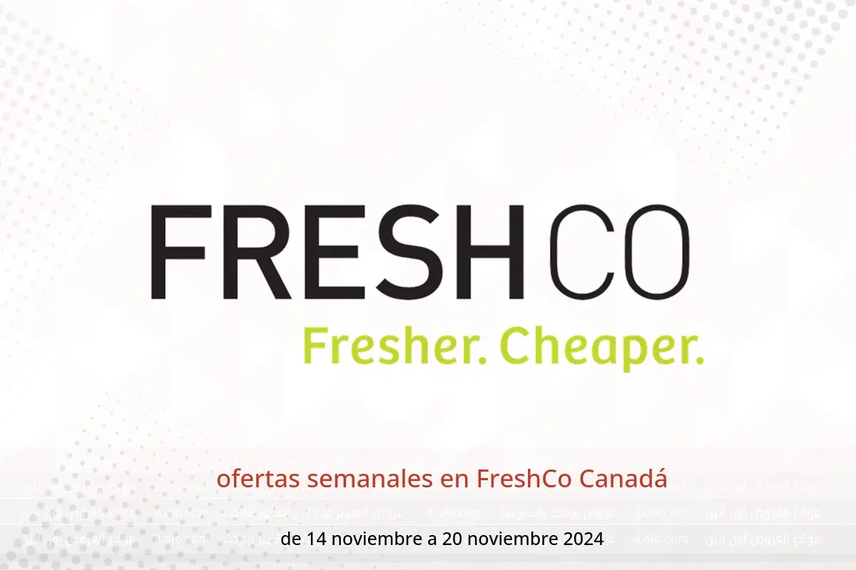 Ofertas de FreshCo Canadá de 14 a 20 noviembre 2024 ofertas semanales - FreshCo - Canadá - 14 noviembre 2024 – 20 noviembre 2024 - Página 1