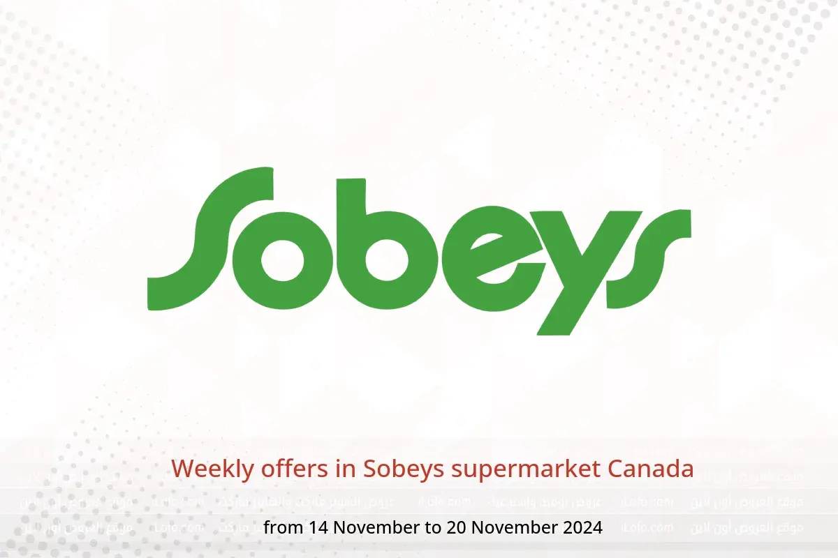 Sobeys supermarket Canada Offers from 14 to 20 November 2024 Weekly offers - Sobeys - Canada - 14 November 2024 – 20 November 2024 - Page 1