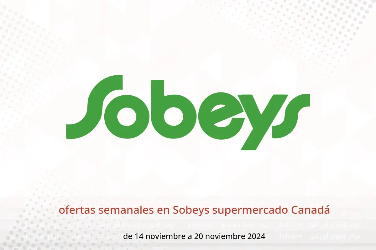Ofertas de Sobeys supermercado Canadá de 14 a 20 noviembre 2024 ofertas semanales - Sobeys - Canadá - 14 noviembre 2024 – 20 noviembre 2024 - Página 1