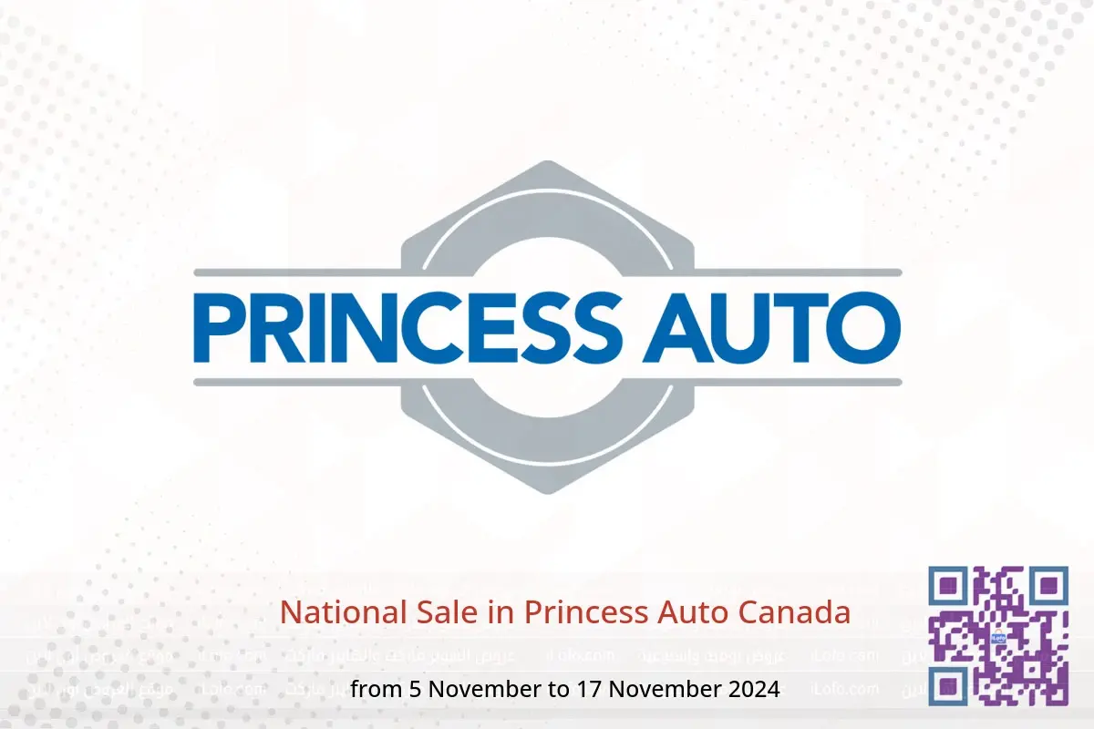 Princess Auto Canada Offers from 5 to 17 November 2024 National Sale - Princess Auto - Canada - 5 November 2024 – 17 November 2024 - Page 1