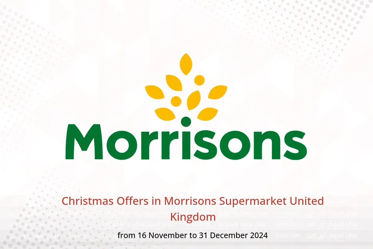 Morrisons Supermarket United Kingdom Offers from 16 November to 31 December 2024 Christmas Offers - Morrisons Supermarket - United Kingdom - 16 November 2024 – 31 December 2024 - Page 1