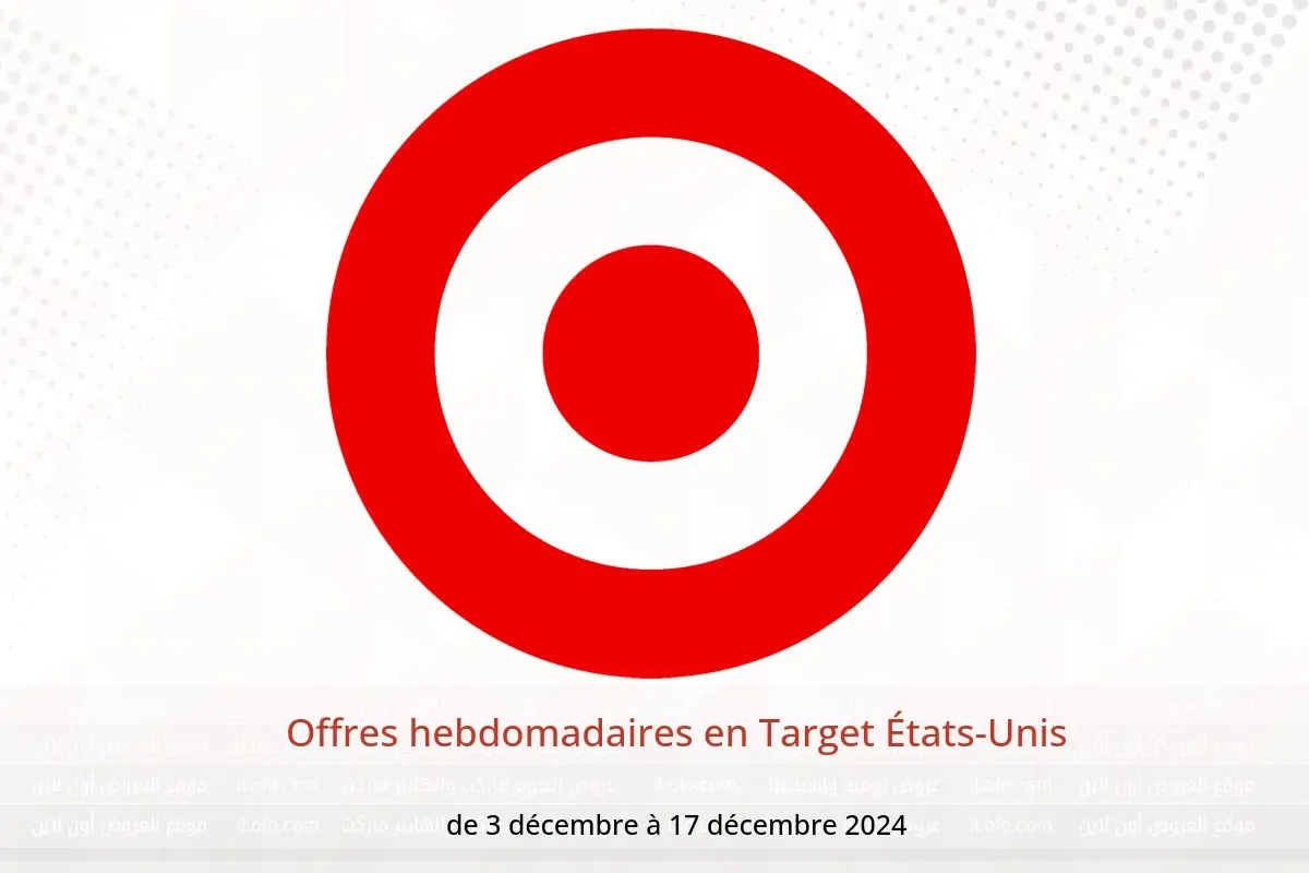 Offres Target États-Unis de 3 à 17 décembre 2024 Offres hebdomadaires - Target - États-Unis - 3 decembre 2024 – 17 decembre 2024 - Page 1