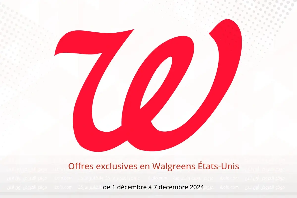 Offres Walgreens États-Unis de 1 à 7 décembre 2024 Offres exclusives - Walgreens - États-Unis - 1 decembre 2024 – 7 decembre 2024 - Page 1