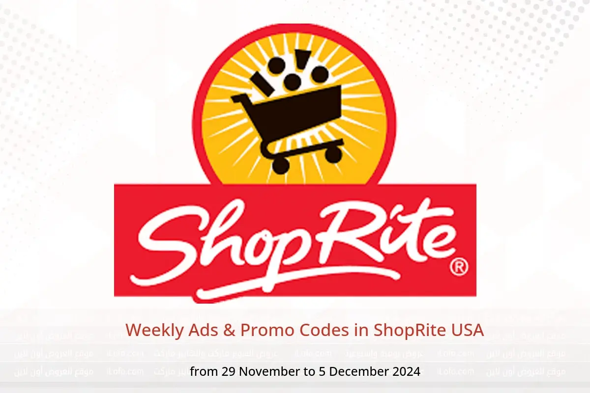 ShopRite USA Offers from 29 November to 5 December 2024 Weekly Ads & Promo Codes - ShopRite - USA - 29 November 2024 – 5 December 2024 - Page 1