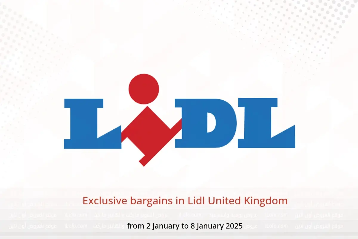 Lidl United Kingdom Offers from 2 to 8 January 2025 Exclusive bargains - Lidl - United Kingdom - 2 January 2025 – 8 January 2025 - Page 1