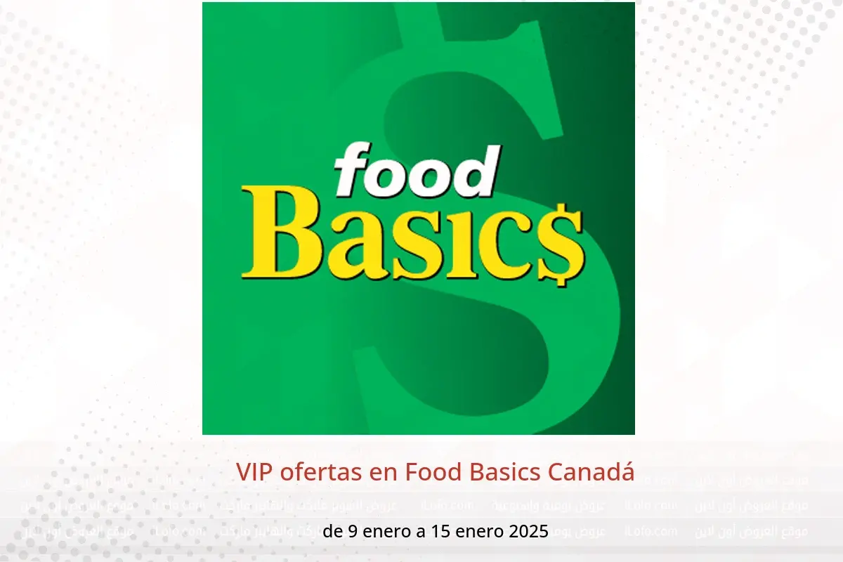 Ofertas de Food Basics Canadá de 9 a 15 enero 2025 VIP ofertas - Food Basics - Canadá - 9 enero 2025 – 15 enero 2025 - Página 1