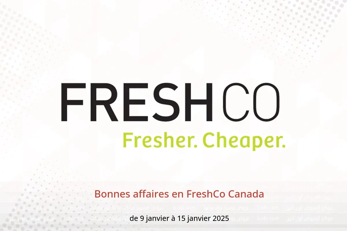Offres FreshCo Canada de 9 à 15 janvier 2025 Bonnes affaires - FreshCo - Canada - 9 janvier 2025 – 15 janvier 2025 - Page 1