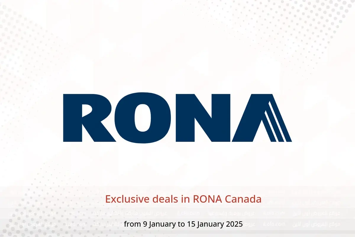 RONA Canada Offers from 9 to 15 January 2025 Exclusive deals - RONA - Canada - 9 January 2025 – 15 January 2025 - Page 1