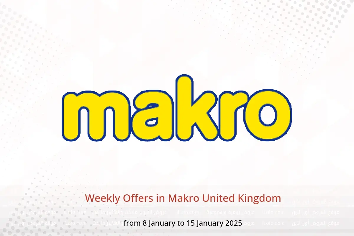Makro United Kingdom Offers from 8 to 15 January 2025 Weekly Offers - Makro - United Kingdom - 8 January 2025 – 15 January 2025 - Page 1