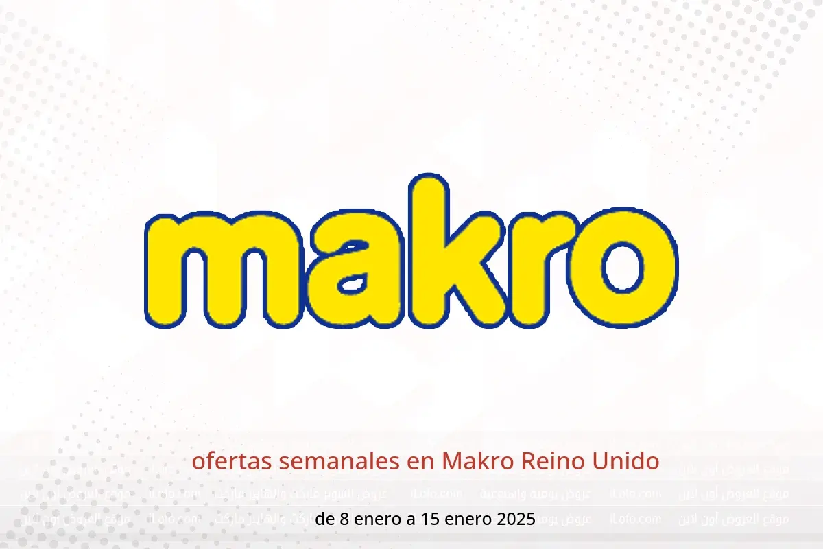 Ofertas de Makro Reino Unido de 8 a 15 enero 2025 ofertas semanales - Makro - Reino Unido - 8 enero 2025 – 15 enero 2025 - Página 1