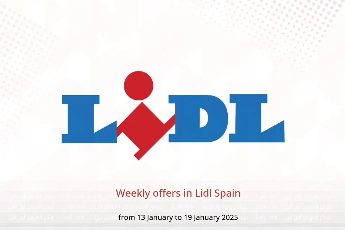 Lidl Spain Offers from 13 to 19 January 2025 Weekly offers - Lidl - Spain - 13 January 2025 – 19 January 2025 - Page 1
