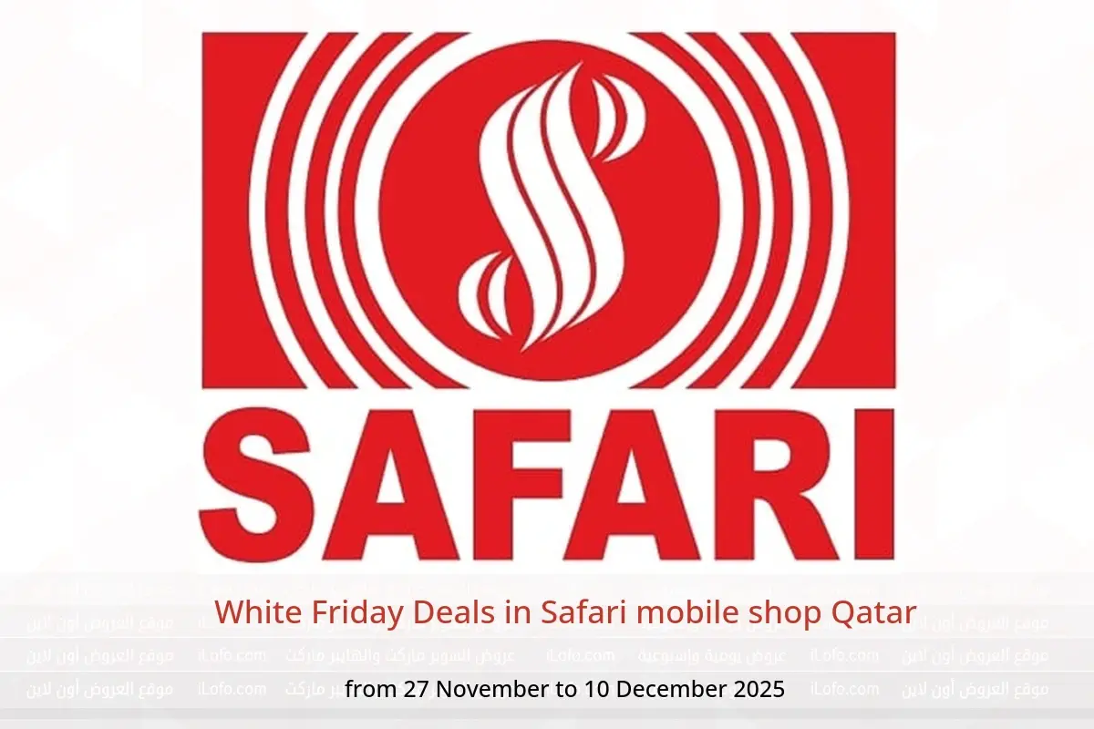 Safari mobile shop Qatar Offers from 27 November to 10 December 2025 White Friday Deals - Safari mobile shop - Qatar - 27 November 2025 – 10 December 2025 - Page 1