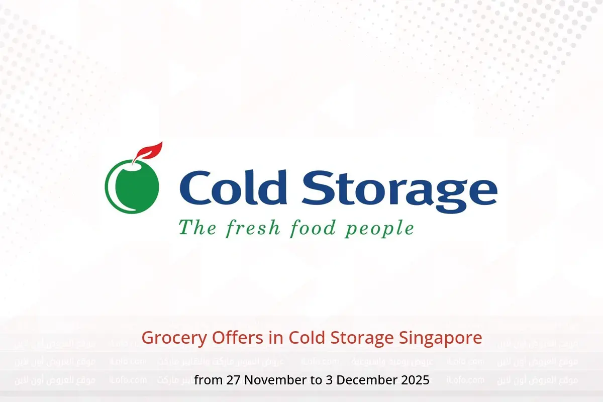 Cold Storage Singapore Offers from 27 November to 3 December 2025 Grocery Offers - Cold Storage - Singapore - 27 November 2025 – 3 December 2025 - Page 1