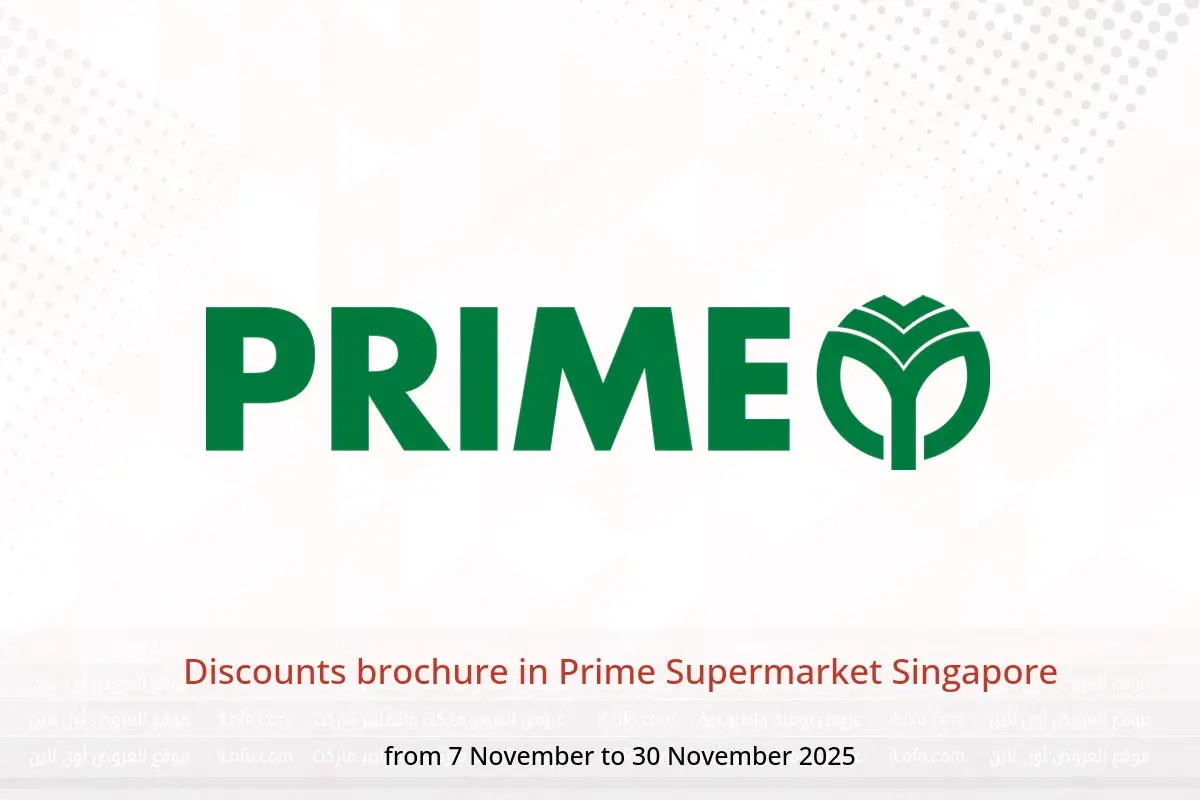 Prime Supermarket Singapore Offers from 7 to 30 November 2025 Discounts brochure - Prime Supermarket - Singapore - 7 November 2025 – 30 November 2025 - Page 1