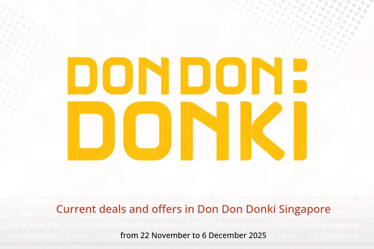 Don Don Donki Singapore Offers from 22 November to 6 December 2025 Current deals and offers - Don Don Donki - Singapore - 22 November 2025 – 6 December 2025 - Page 1