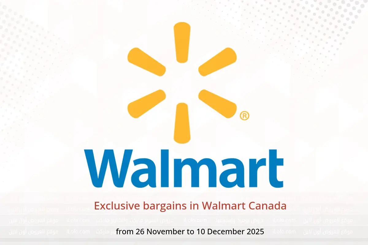 Walmart Canada Offers from 26 November to 10 December 2025 Exclusive bargains - Walmart - Canada - 26 November 2025 – 10 December 2025 - Page 1