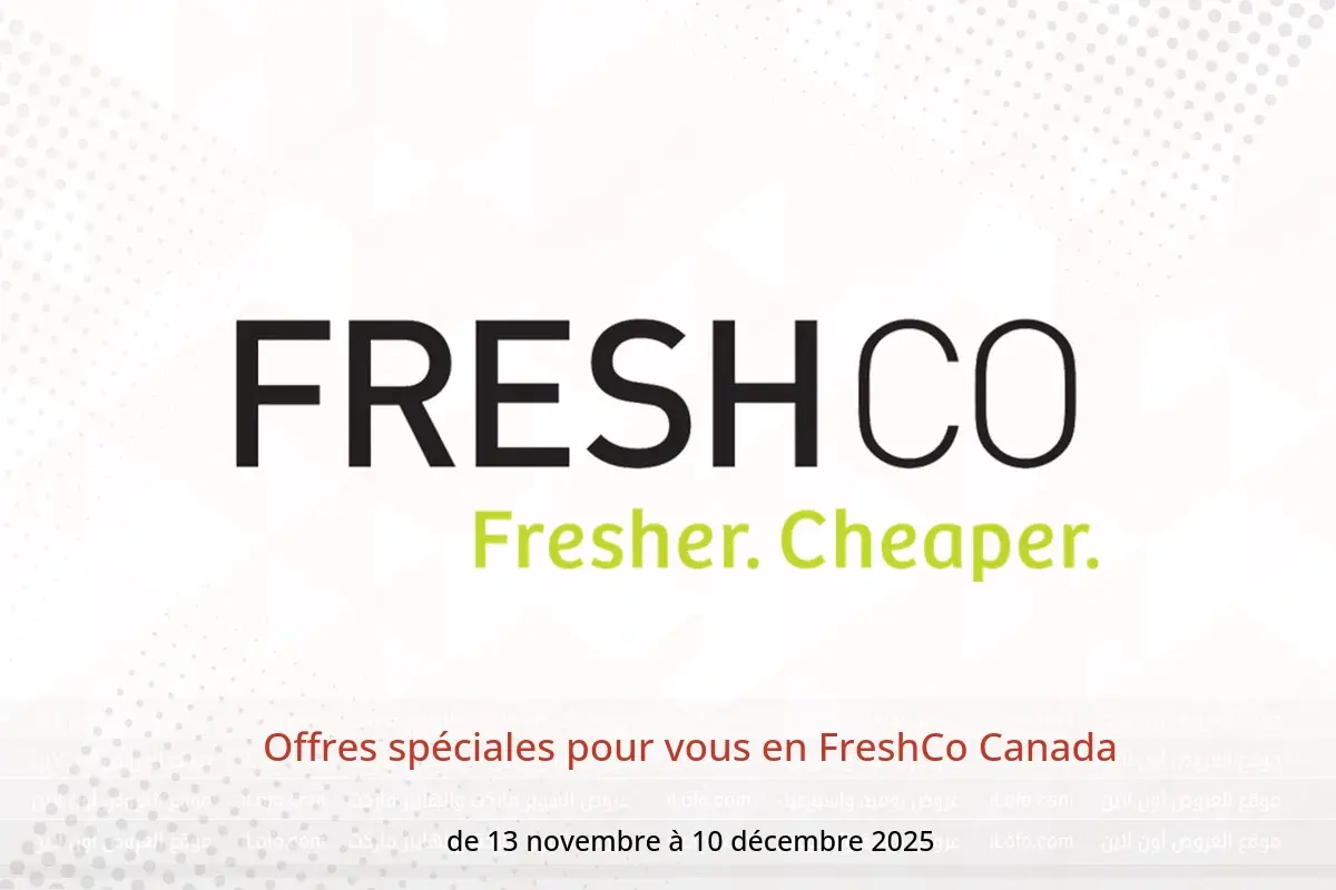 Offres FreshCo Canada de 13 novembre à 10 décembre 2025 Offres spéciales pour vous - FreshCo - Canada - 13 novembre 2025 – 10 decembre 2025 - Page 1