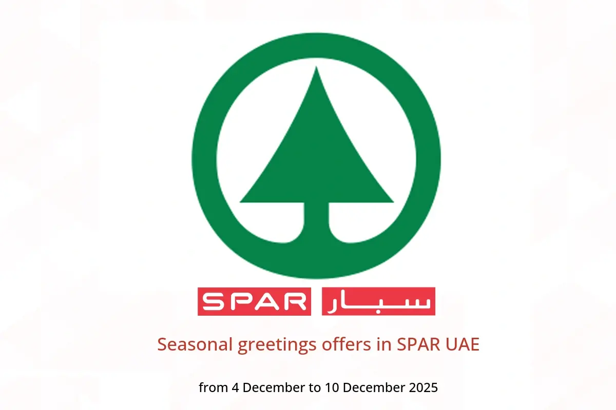 SPAR UAE Offers from 4 to 10 December 2025 Seasonal greetings offers - SPAR - UAE - 4 December 2025 – 10 December 2025 - Page 1
