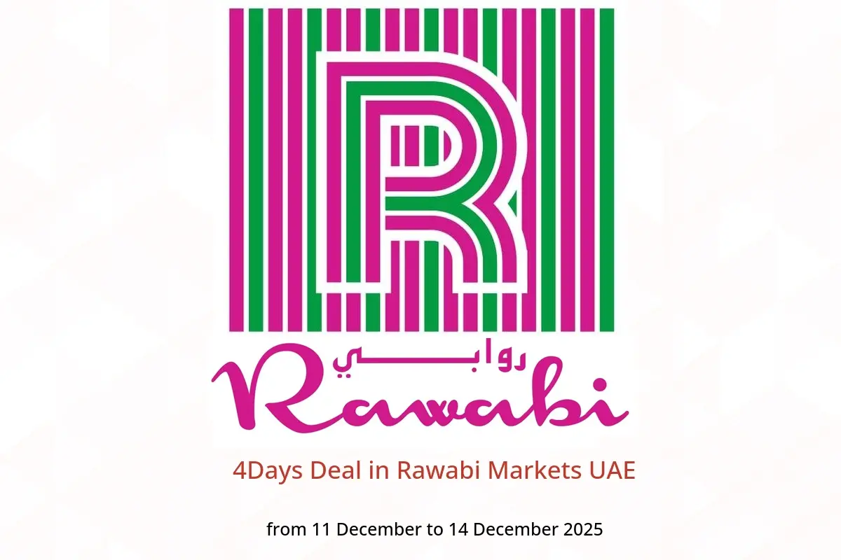 Rawabi Markets UAE Offers from 11 to 14 December 2025 4Days Deal - Rawabi Markets - UAE - 11 December 2025 – 14 December 2025 - Page 1