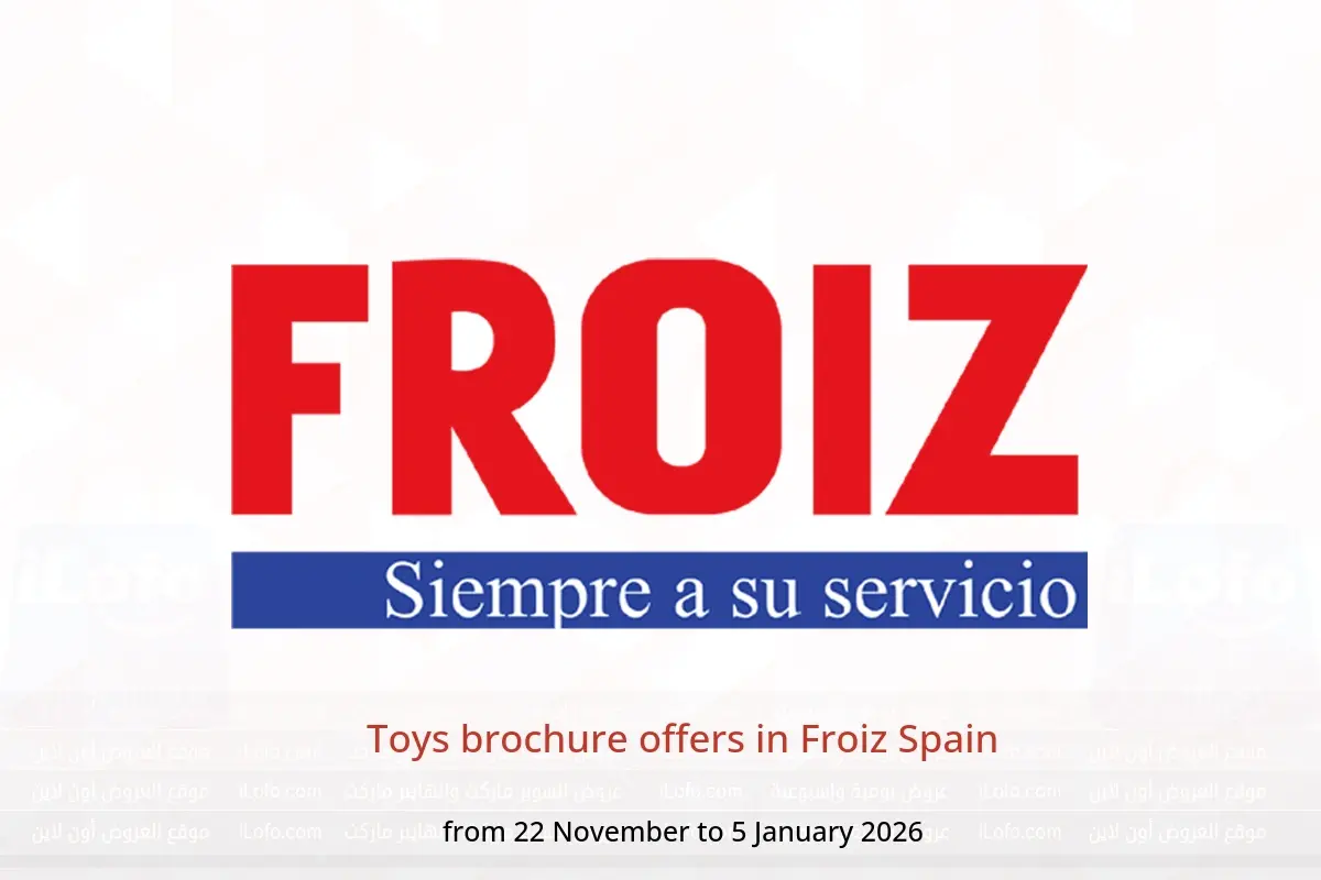 Froiz Spain Offers from 22 November to 5 January 2026 Toys brochure offers - Froiz - Spain - 22 November 2025 – 5 January 2026 - Page 1