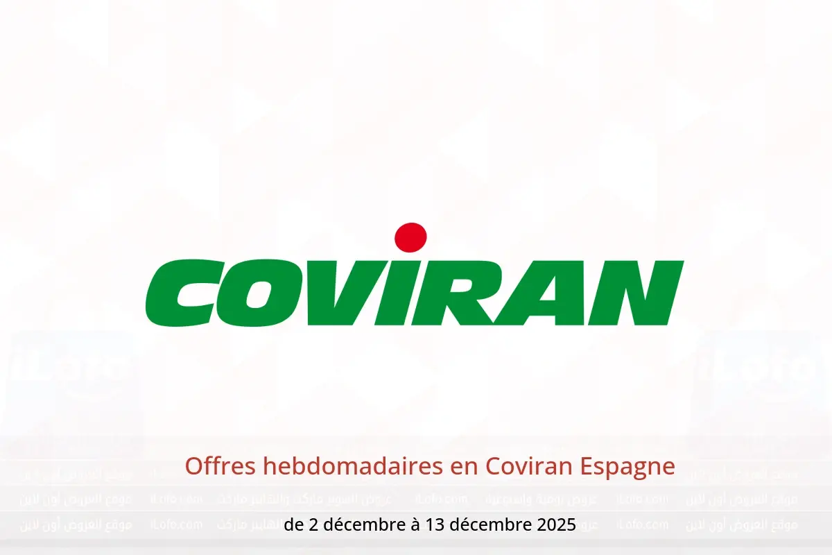 Offres Coviran Espagne de 2 à 13 décembre 2025 Offres hebdomadaires - Coviran - Espagne - 2 decembre 2025 – 13 decembre 2025 - Page 1
