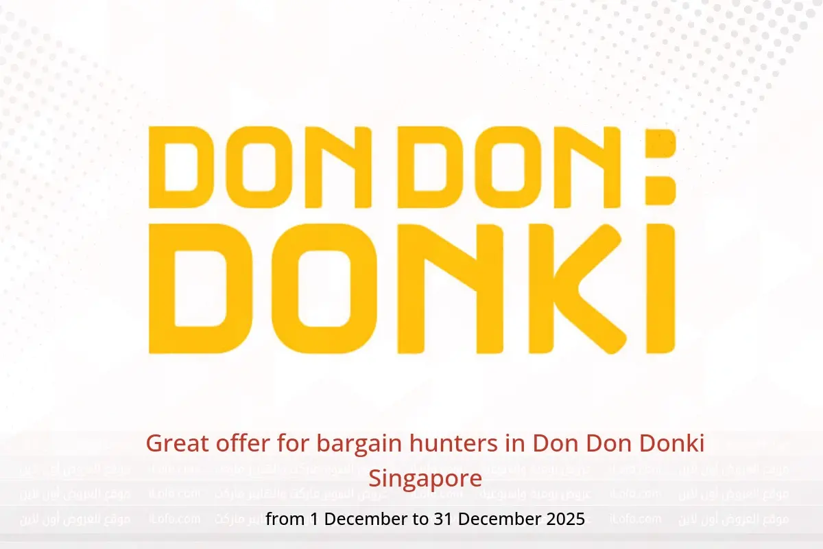 Don Don Donki Singapore Offers from 1 to 31 December 2025 Great offer for bargain hunters - Don Don Donki - Singapore - 1 December 2025 – 31 December 2025 - Page 1
