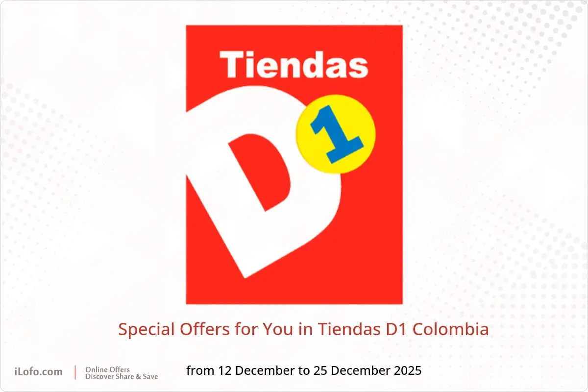 D1 Stores Colombia Offers from 12 to 25 December 2025 Special Offers for You - D1 Stores - Colombia - 12 December 2025 – 25 December 2025 - Page 1