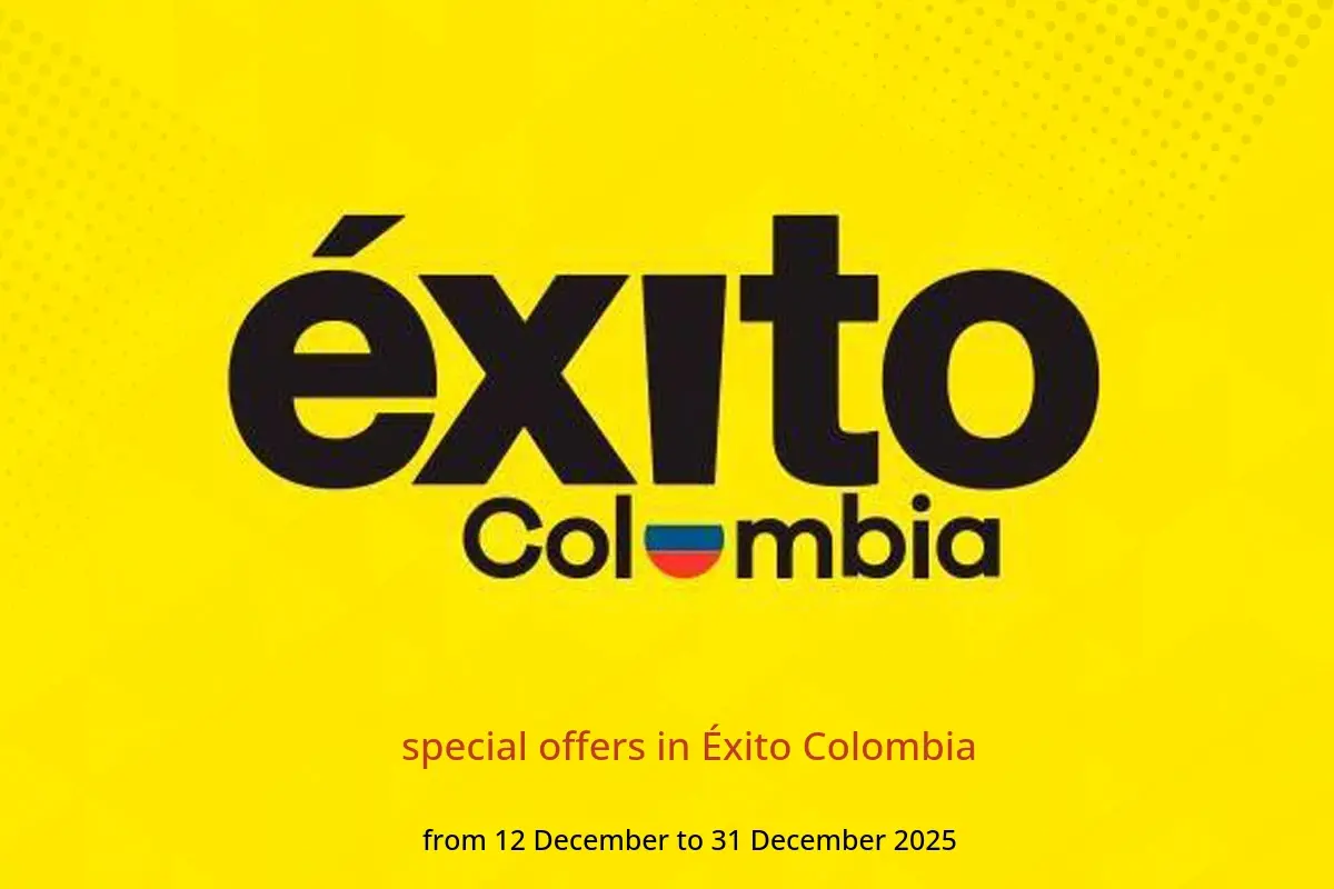 Éxito Colombia Offers from 12 to 31 December 2025 special offers - Éxito - Colombia - 12 December 2025 – 31 December 2025 - Page 1