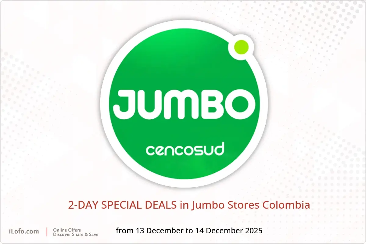 Jumbo Stores Colombia Offers from 13 to 14 December 2025 2-DAY SPECIAL DEALS - Jumbo Stores - Colombia - 13 December 2025 – 14 December 2025 - Page 1
