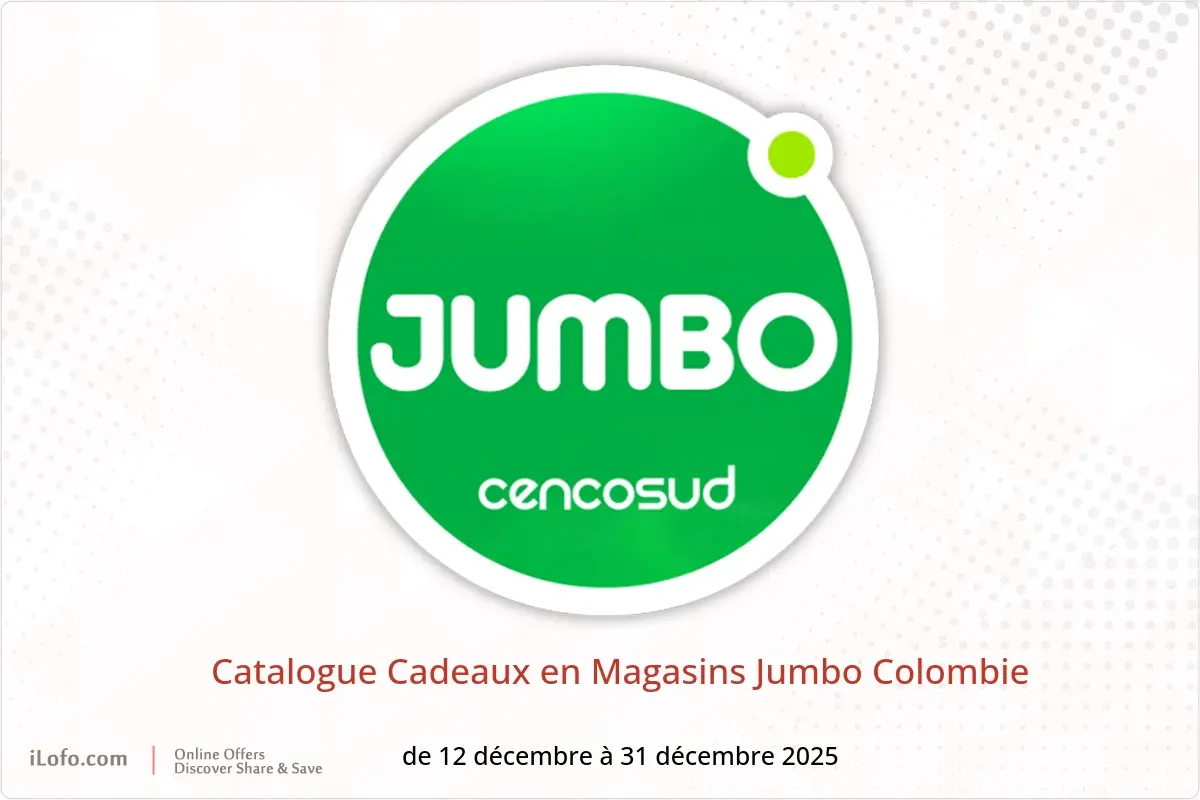 Offres Magasins Jumbo Colombie de 12 à 31 décembre 2025 Catalogue Cadeaux - Magasins Jumbo - Colombie - 12 decembre 2025 – 31 decembre 2025 - Page 1