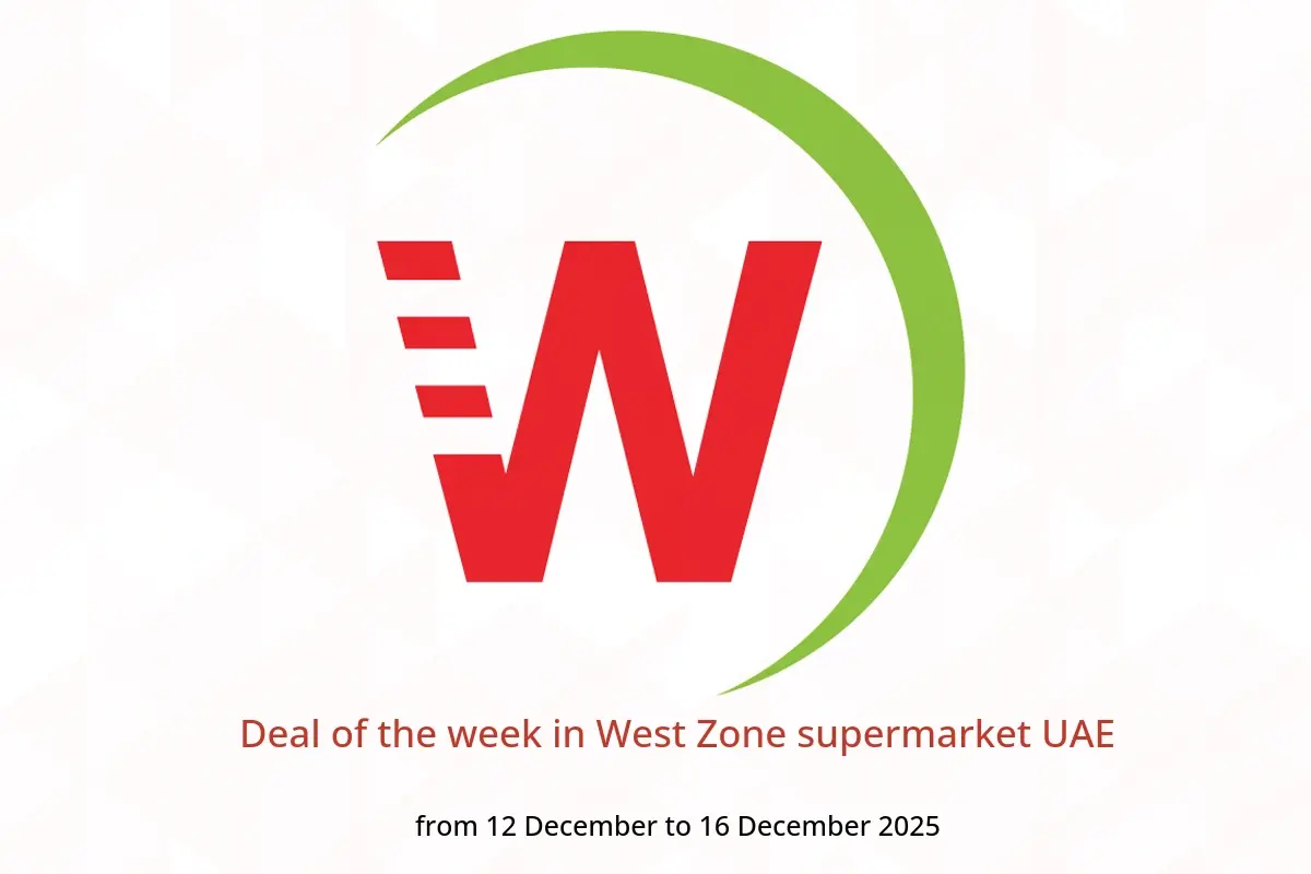 West Zone supermarket UAE Offers from 12 to 16 December 2025 Deal of the week - West Zone supermarket - UAE - 12 December 2025 – 16 December 2025 - Page 1
