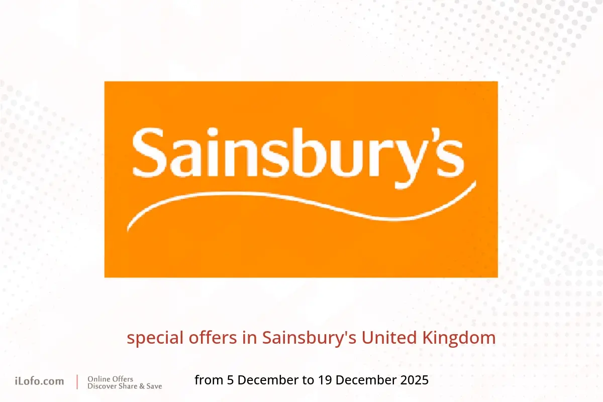 Sainsbury's United Kingdom Offers from 5 to 19 December 2025 special offers - Sainsbury's - United Kingdom - 5 December 2025 – 19 December 2025 - Page 1