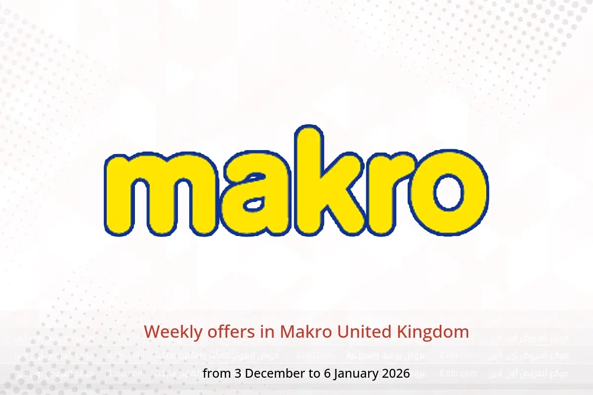 Makro United Kingdom Offers from 3 December to 6 January 2026 Weekly offers - Makro - United Kingdom - 3 December 2025 – 6 January 2026 - Page 1