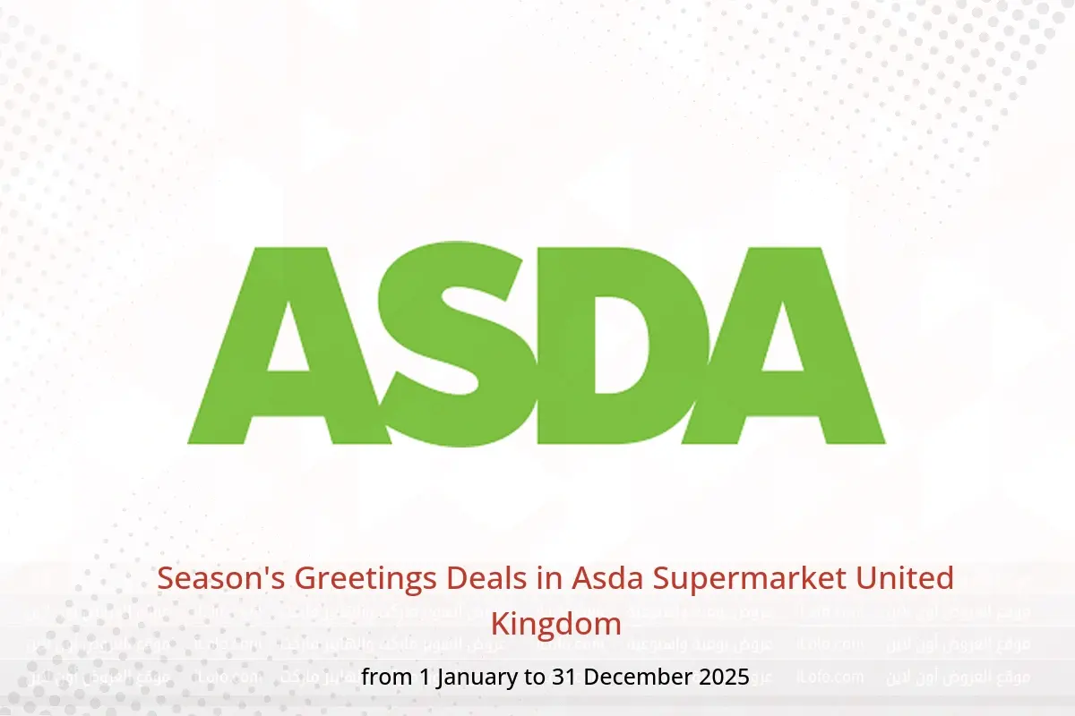 Asda Supermarket United Kingdom Offers from 1 January to 31 December 2025 Season's Greetings Deals - Asda Supermarket - United Kingdom - 1 January 2025 – 31 December 2025 - Page 1