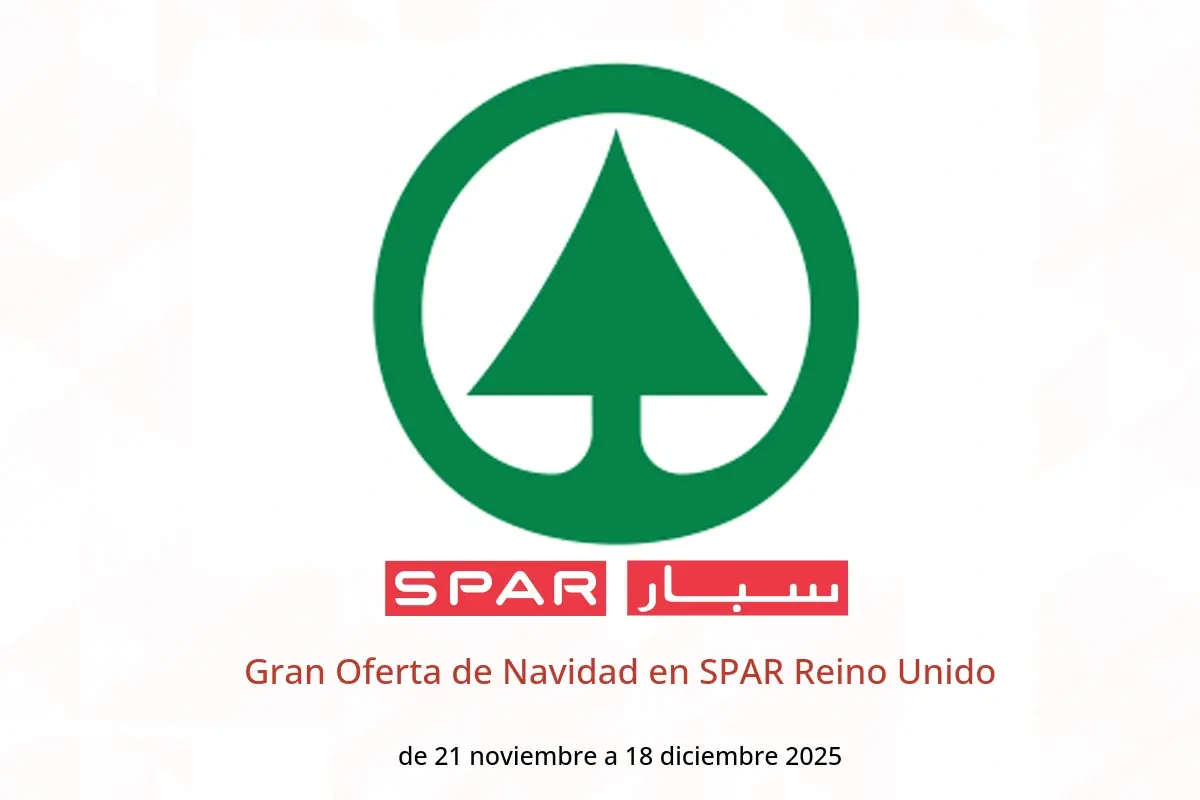 Ofertas de SPAR Reino Unido de 21 noviembre a 18 diciembre 2025 Gran Oferta de Navidad - SPAR - Reino Unido - 21 noviembre 2025 – 18 diciembre 2025 - Página 1