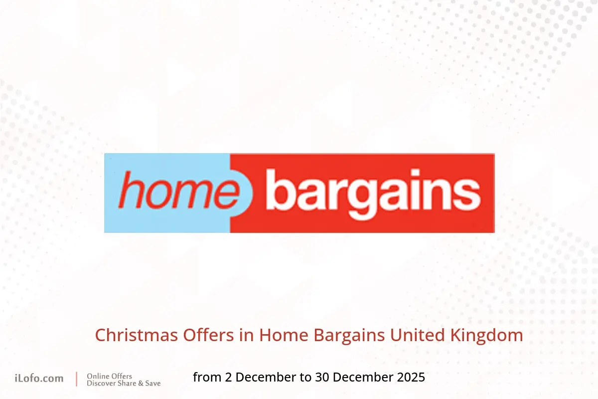 Home Bargains United Kingdom Offers from 2 to 30 December 2025 Christmas Offers - Home Bargains - United Kingdom - 2 December 2025 – 30 December 2025 - Page 1