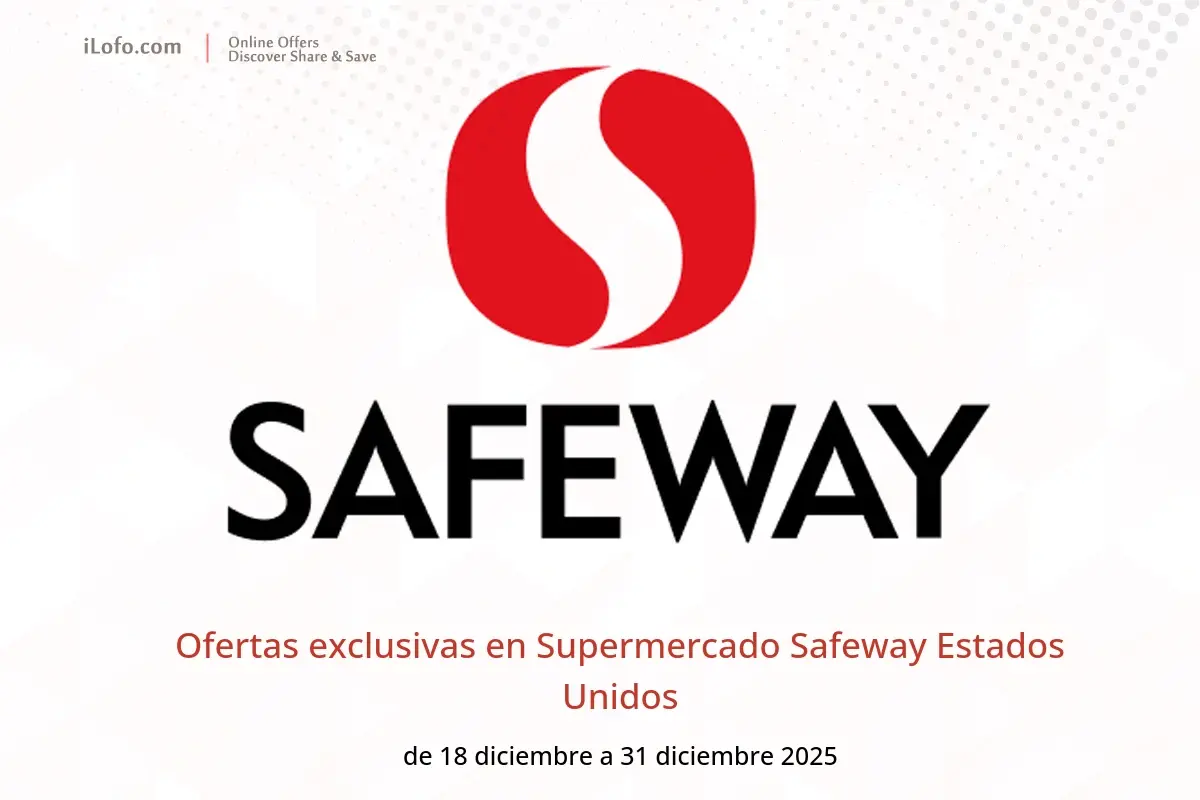 Ofertas de Supermercado Safeway Estados Unidos de 18 a 31 diciembre 2025 Ofertas exclusivas - Supermercado Safeway - Estados Unidos - 18 diciembre 2025 – 31 diciembre 2025 - Página 1