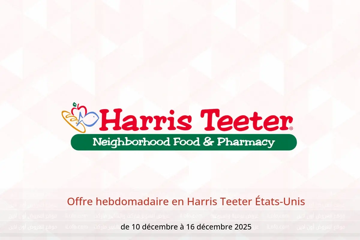 Offres Harris Teeter États-Unis de 10 à 16 décembre 2025 Offre hebdomadaire - Harris Teeter - États-Unis - 10 decembre 2025 – 16 decembre 2025 - Page 1