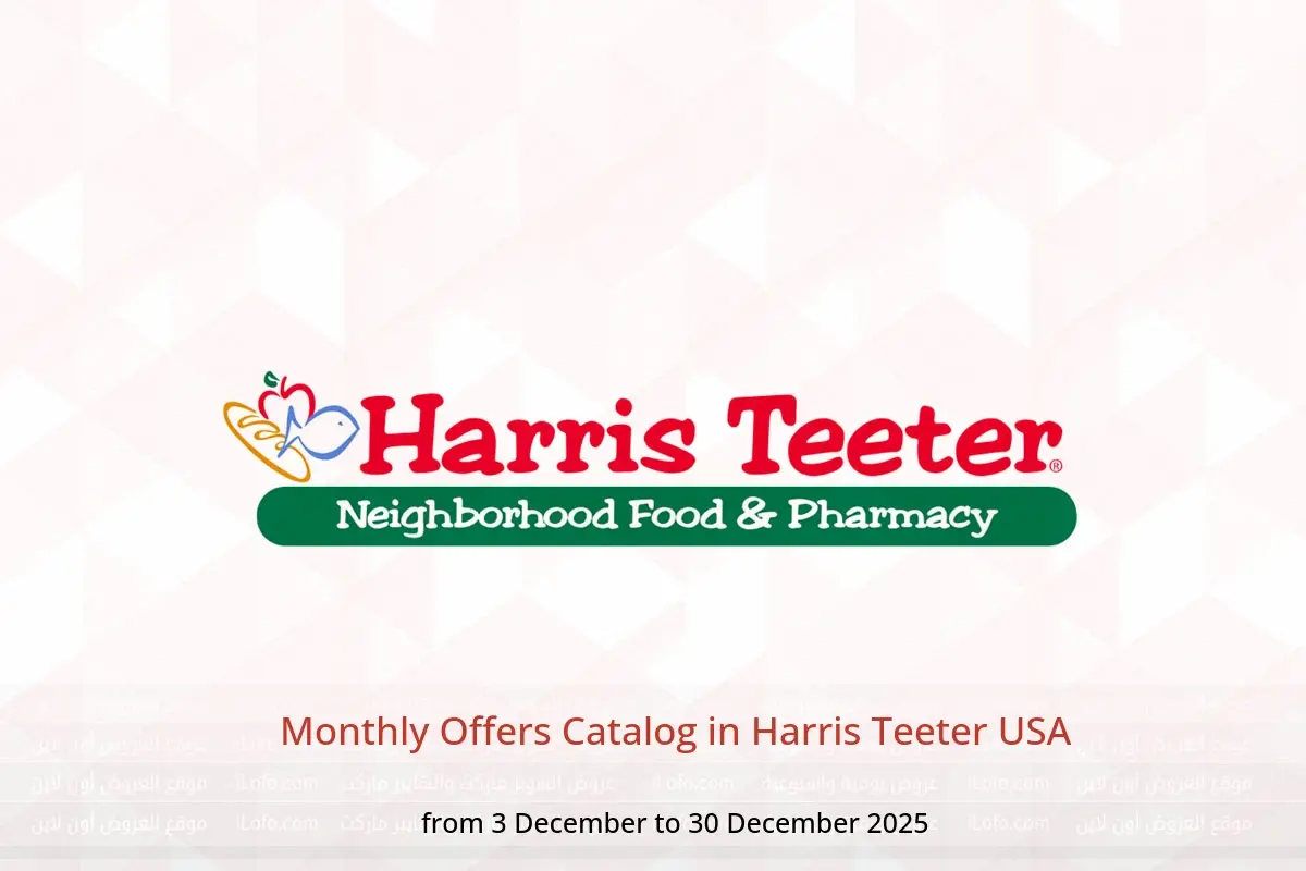 Harris Teeter USA Offers from 3 to 30 December 2025 Monthly Offers Catalog - Harris Teeter - USA - 3 December 2025 – 30 December 2025 - Page 1