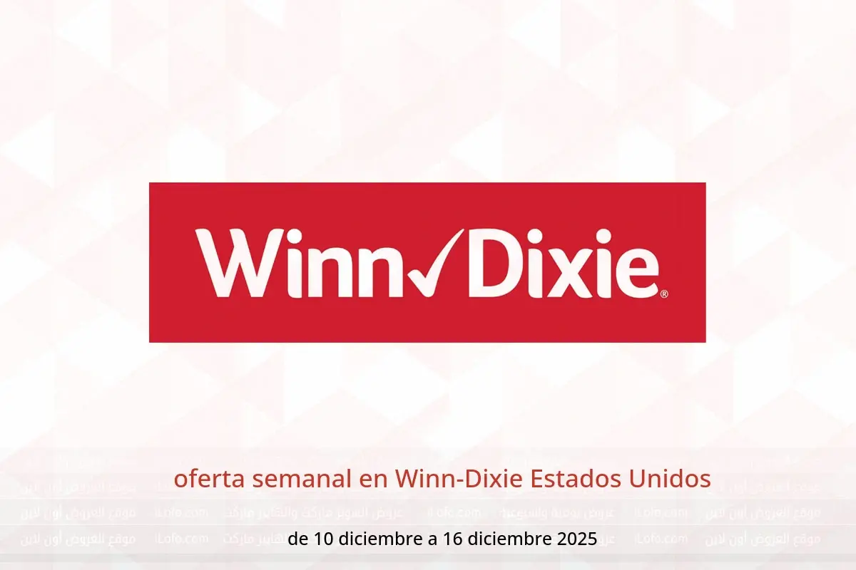 Ofertas de Winn-Dixie Estados Unidos de 10 a 16 diciembre 2025 oferta semanal - Winn-Dixie - Estados Unidos - 10 diciembre 2025 – 16 diciembre 2025 - Página 1