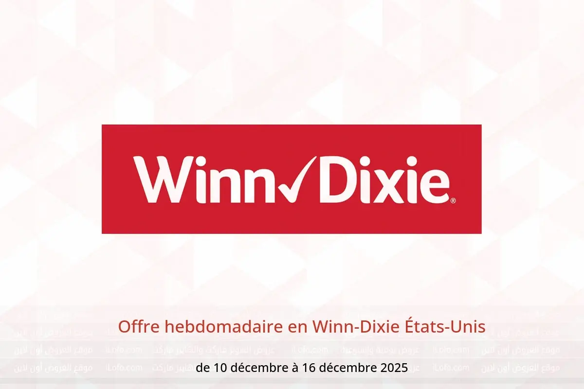 Offres Winn-Dixie États-Unis de 10 à 16 décembre 2025 Offre hebdomadaire - Winn-Dixie - États-Unis - 10 decembre 2025 – 16 decembre 2025 - Page 1