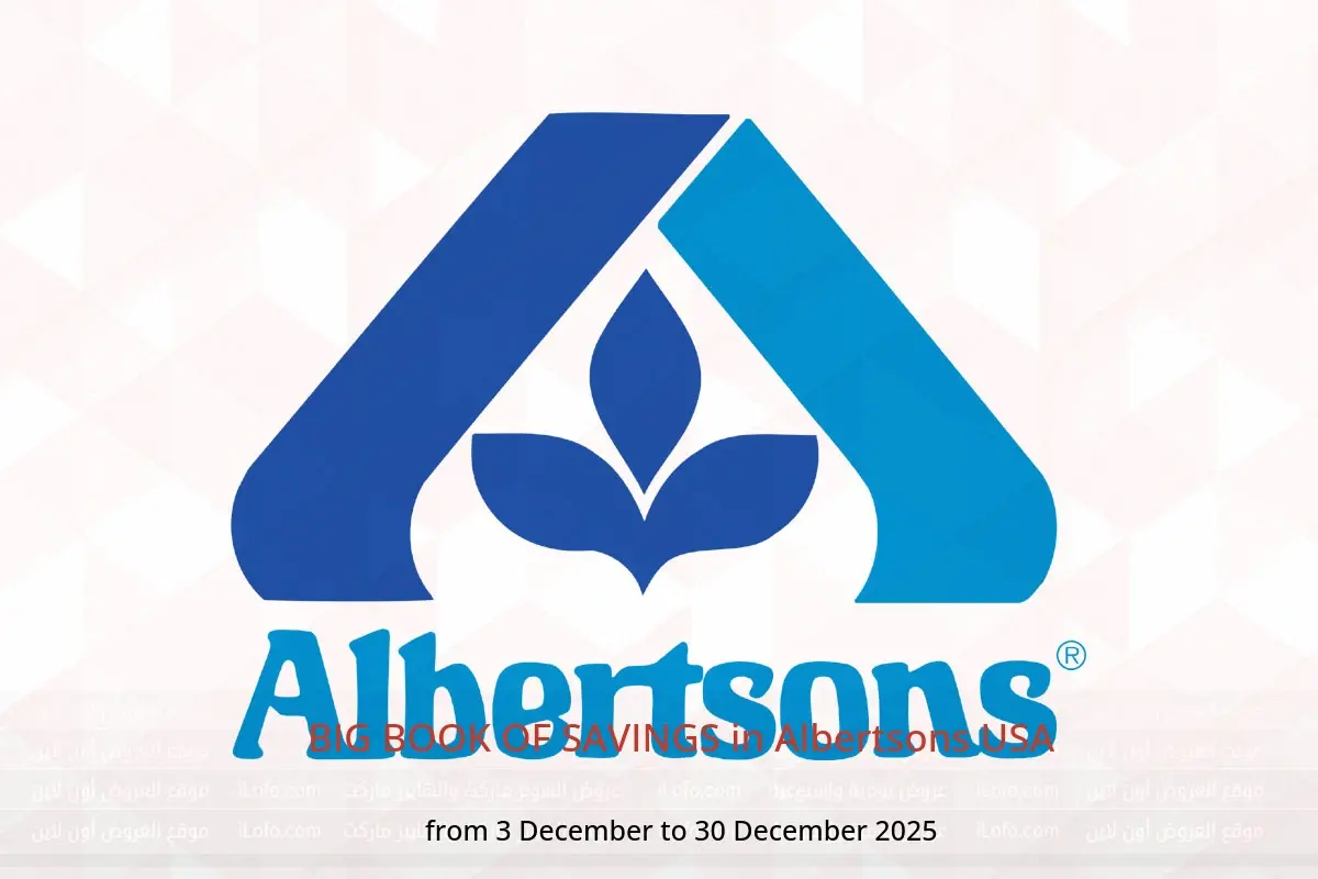 Albertsons USA Offers from 3 to 30 December 2025 BIG BOOK OF SAVINGS - Albertsons - USA - 3 December 2025 – 30 December 2025 - Page 1