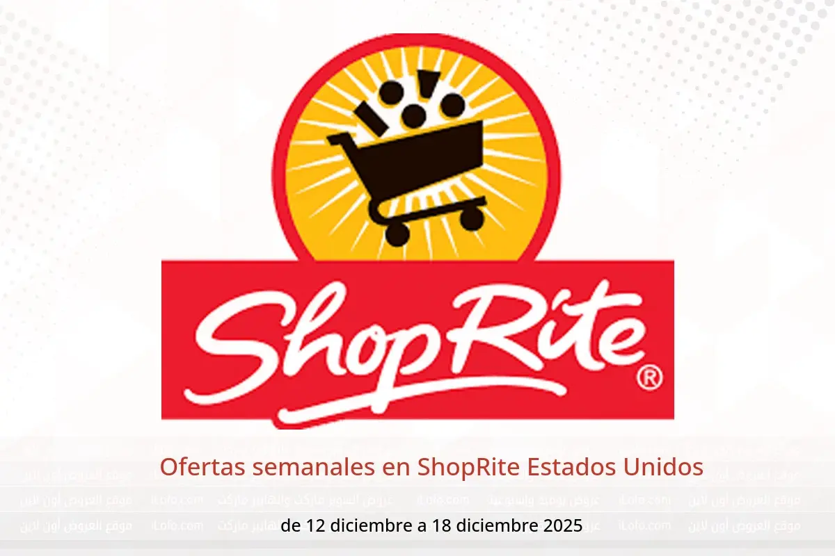 Ofertas de ShopRite Estados Unidos de 12 a 18 diciembre 2025 Ofertas semanales - ShopRite - Estados Unidos - 12 diciembre 2025 – 18 diciembre 2025 - Página 1