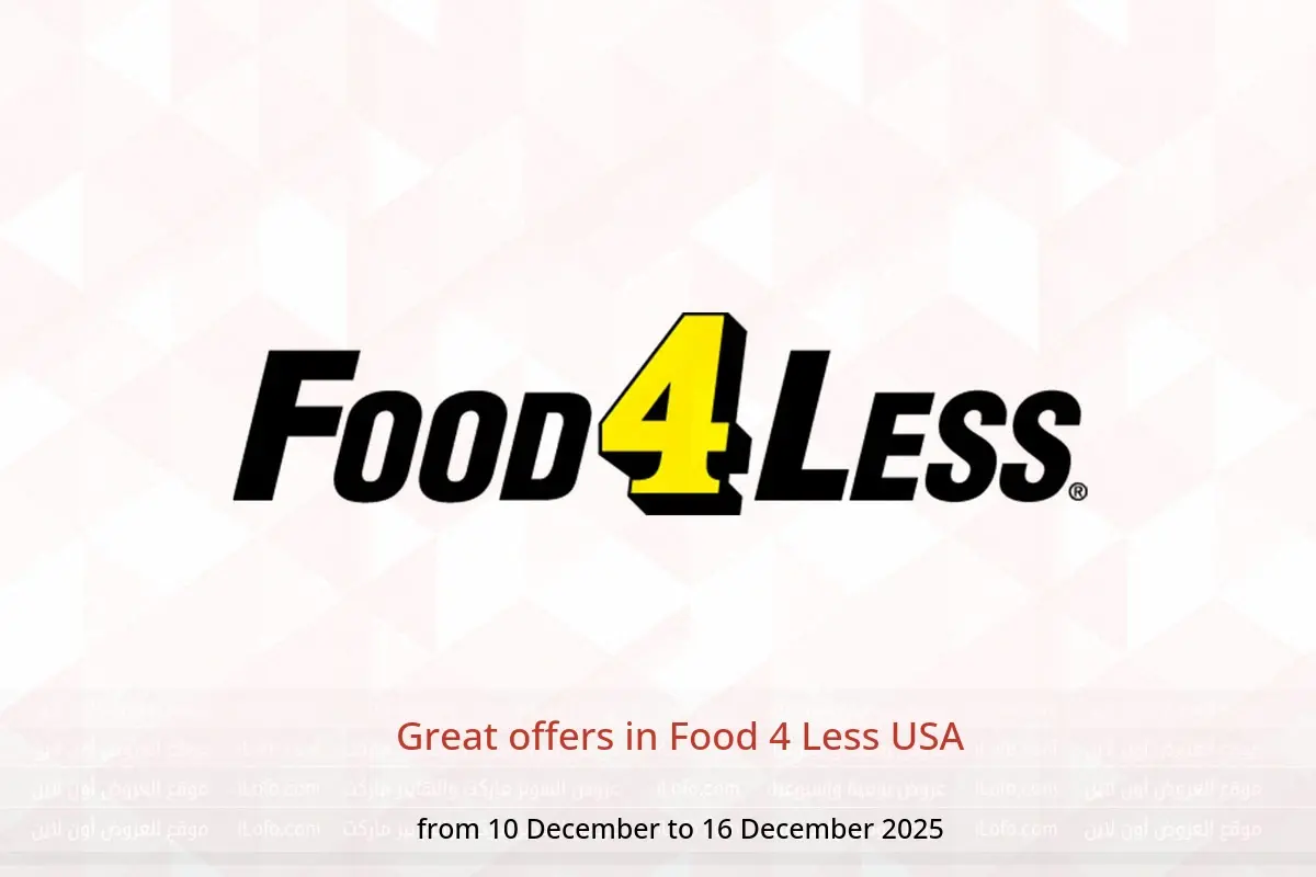 Food 4 Less USA Offers from 10 to 16 December 2025 Great offers - Food 4 Less - USA - 10 December 2025 – 16 December 2025 - Page 1