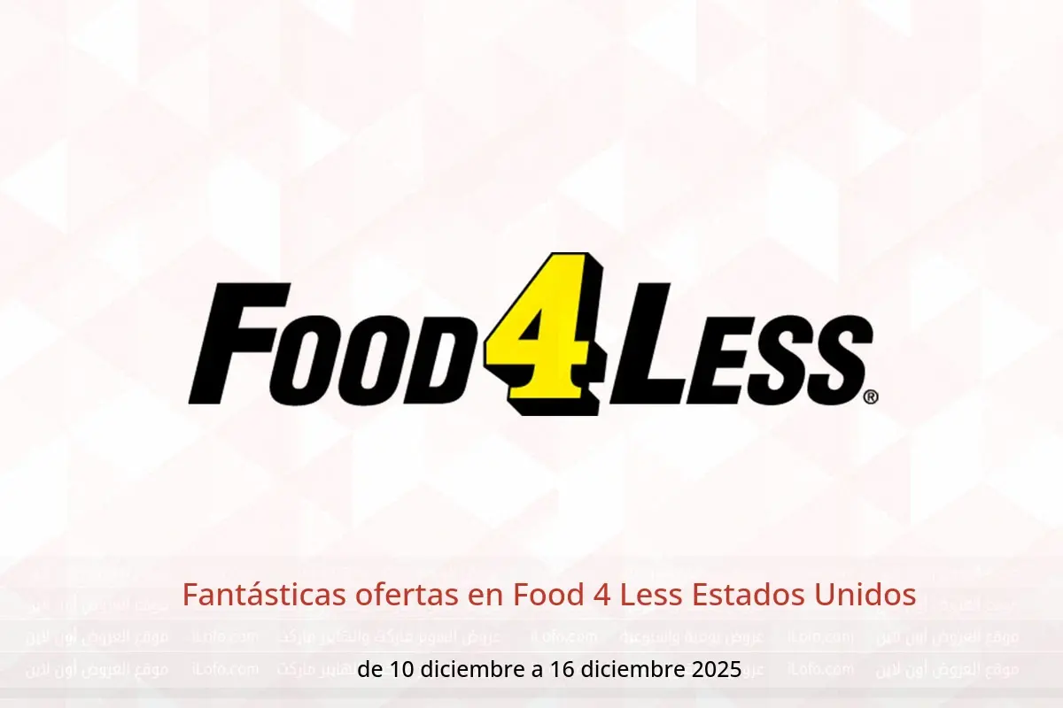 Ofertas de Food 4 Less Estados Unidos de 10 a 16 diciembre 2025 Fantásticas ofertas - Food 4 Less - Estados Unidos - 10 diciembre 2025 – 16 diciembre 2025 - Página 1