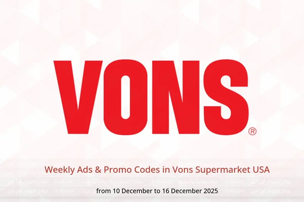Vons Supermarket USA Offers from 10 to 16 December 2025 Weekly Ads & Promo Codes - Vons Supermarket - USA - 10 December 2025 – 16 December 2025 - Page 1