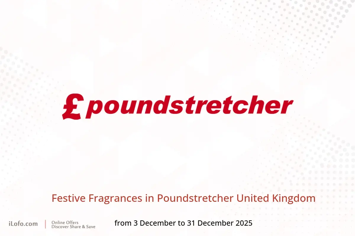 Poundstretcher United Kingdom Offers from 3 to 31 December 2025 Festive Fragrances - Poundstretcher - United Kingdom - 3 December 2025 – 31 December 2025 - Page 1