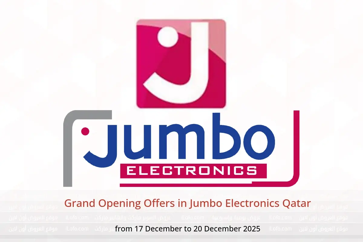 Jumbo Electronics Qatar Offers from 17 to 20 December 2025 Grand Opening Offers - Jumbo Electronics - Qatar - 17 December 2025 – 20 December 2025 - Page 1