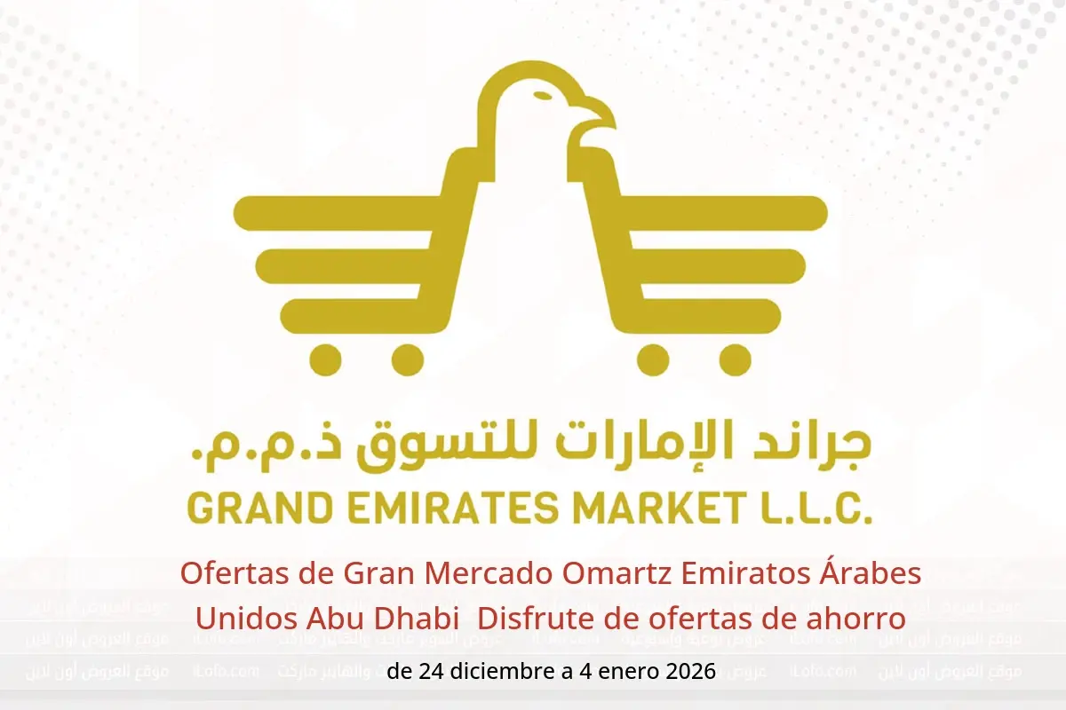 Ofertas de Gran Mercado Omartz  Abu Dhabi  de 24 diciembre a 4 enero Disfrute de ofertas de ahorro - Gran Mercado Omartz - Emiratos Árabes Unidos - 24 diciembre 2025 – 4 enero 2026 - Página 1